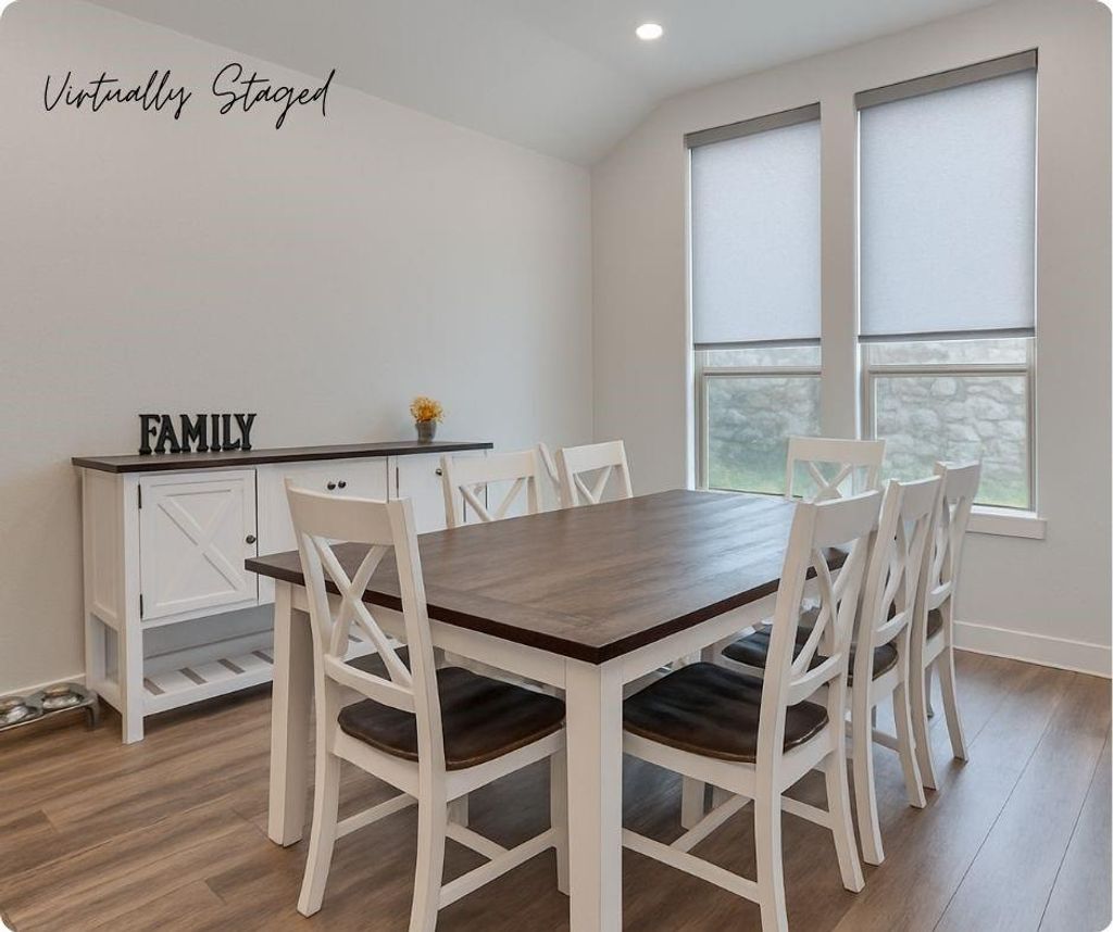 Dining Area Virtually Staged