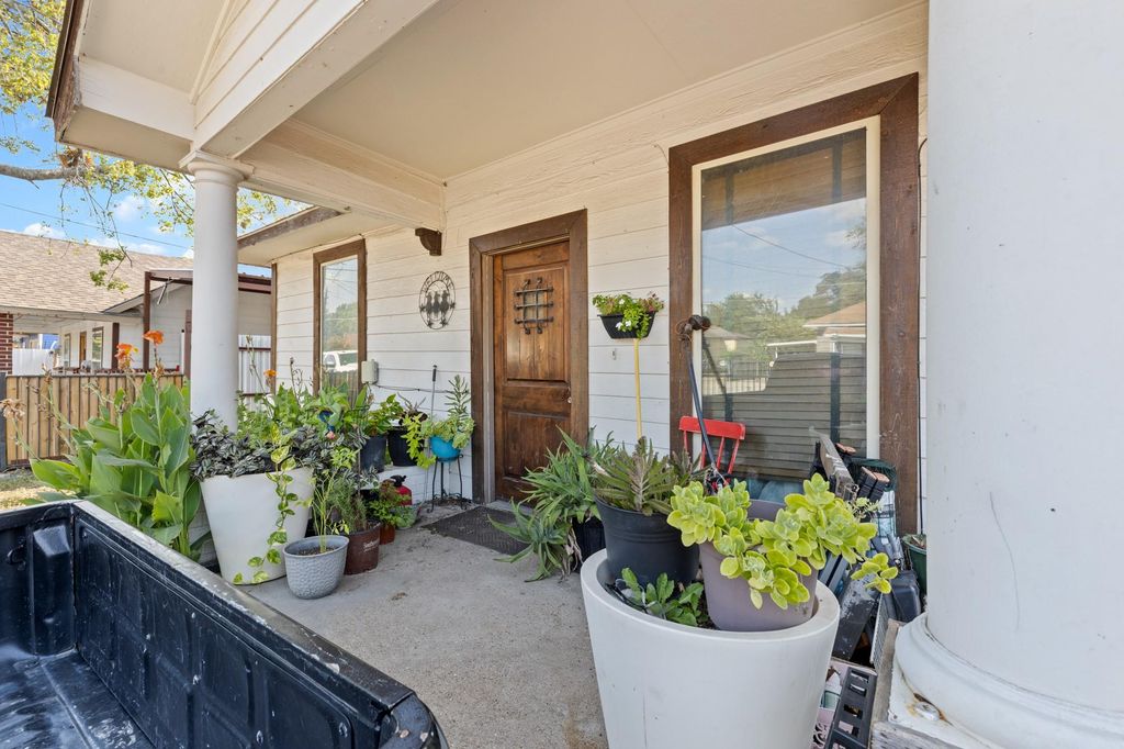 Entrance to property with covered porch