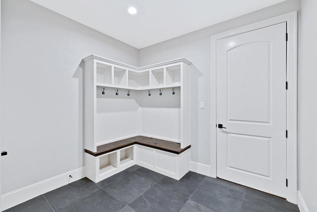 Spacious Mudroom at the garage entrance