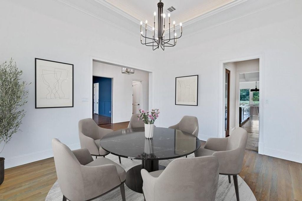 Formal Dining Room Virtually Staged Photo