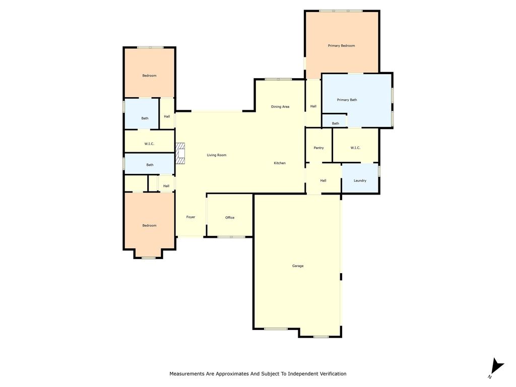 View of room layout