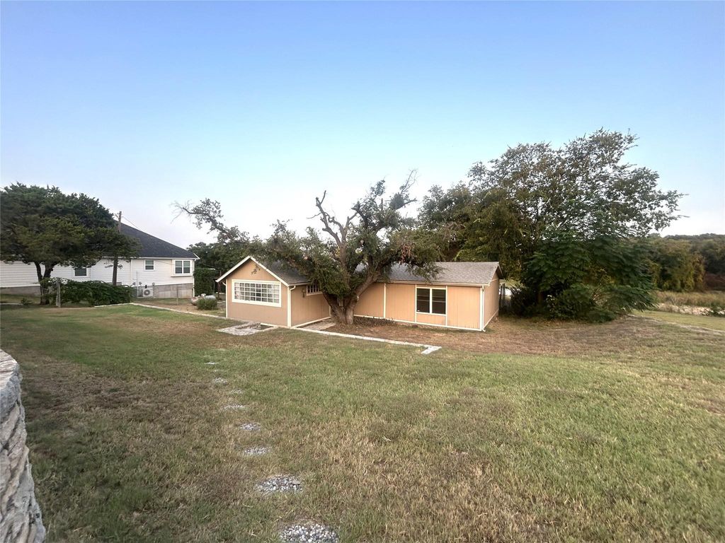 View of grassy yard