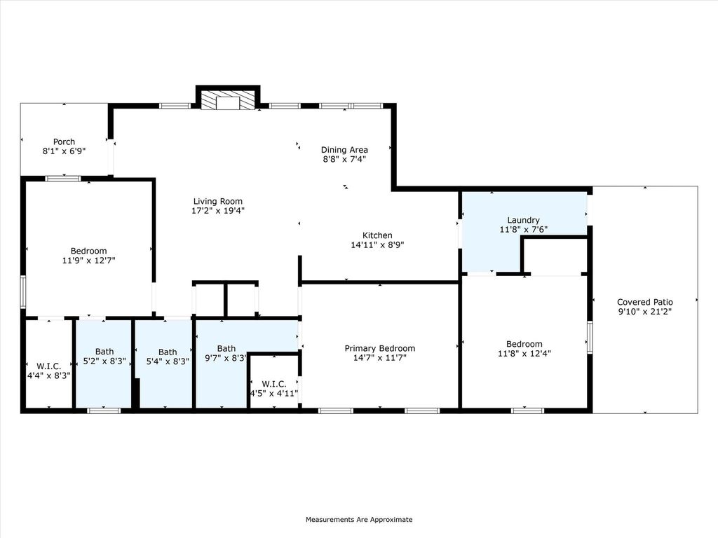 View of room layout
