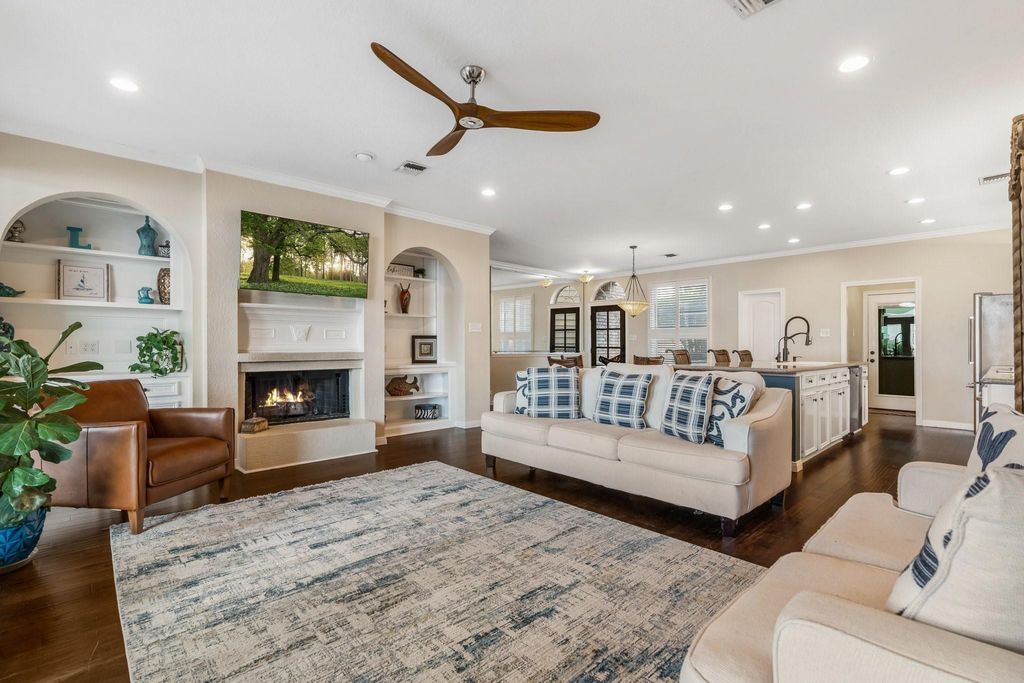 FAMILY ROOM IS OPEN TO DINING AND KITCHEN!