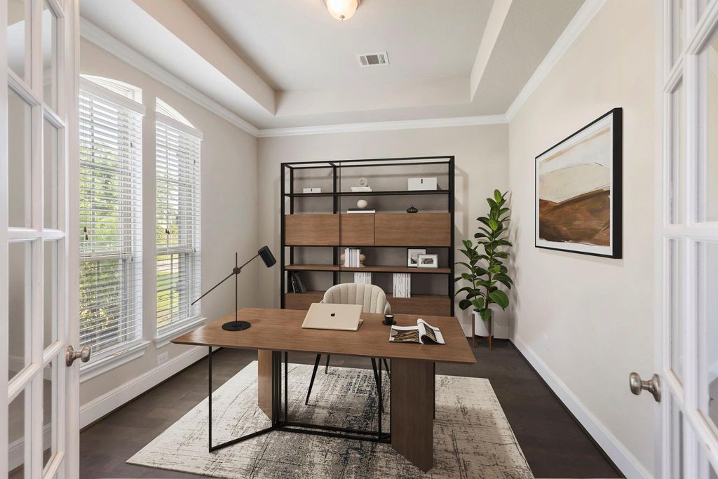 Home Office - Virtually staged.