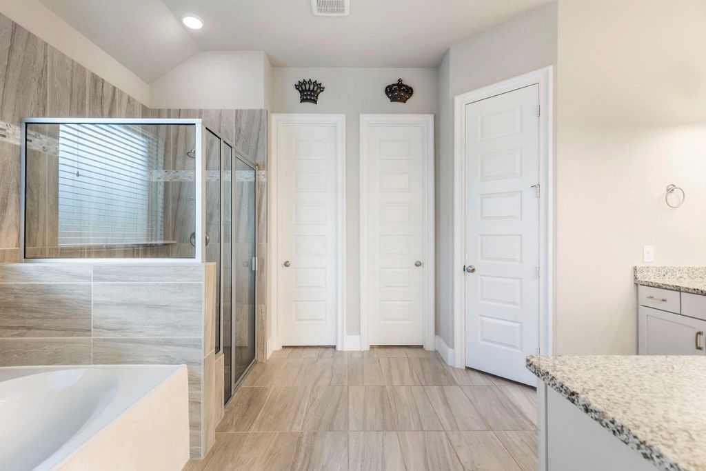 Primary bathroom.
