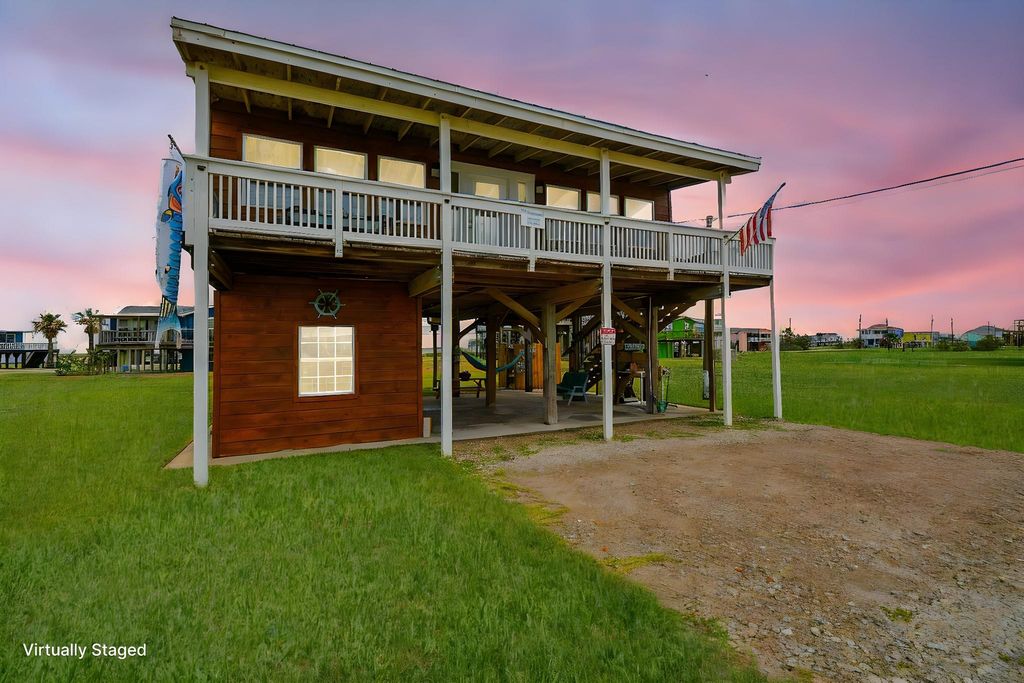 Virtual Twilight of 4407 Bluewater on 2 lots!!