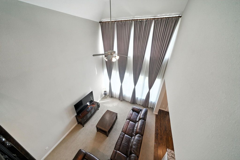View of the living room from 2nd floor