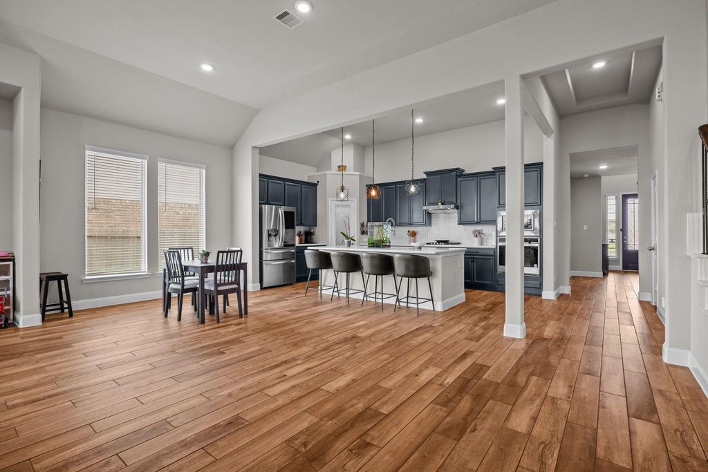 Sought-after open concept design