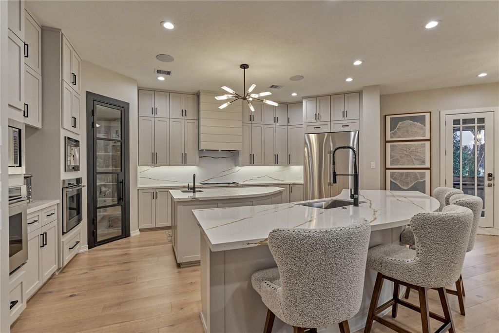 There is an abundance of storage to house every appliance and tool that you could possibly need and desire. 