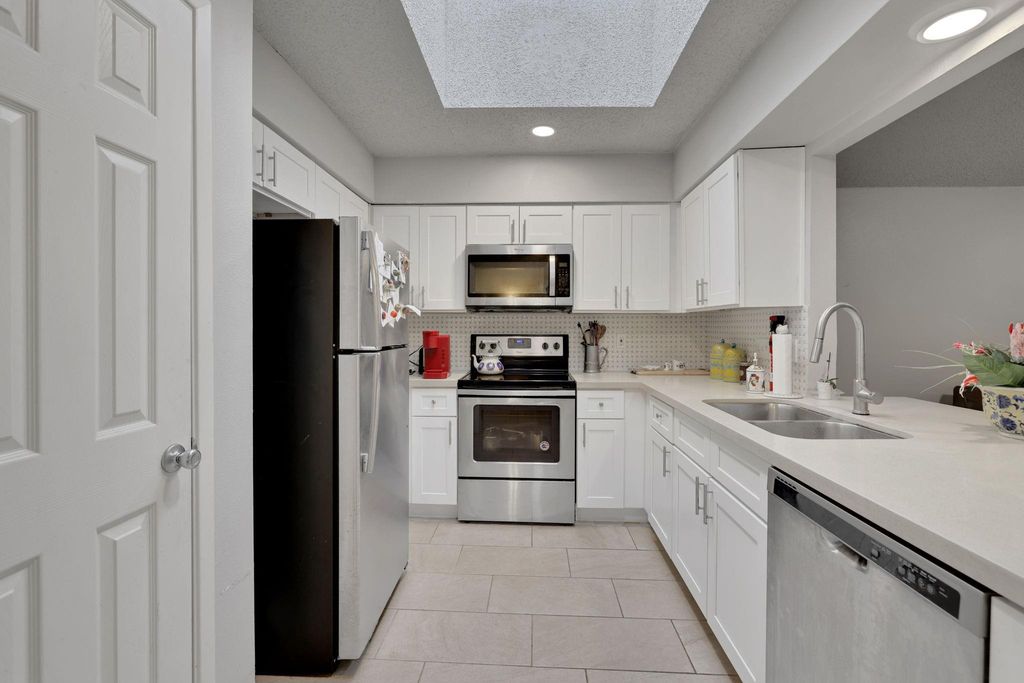 Kitchen with Stainless appliances